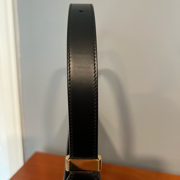 BURBERRY Smooth Calfskin TB Shoulder Bag Black - Picture 5 of 11